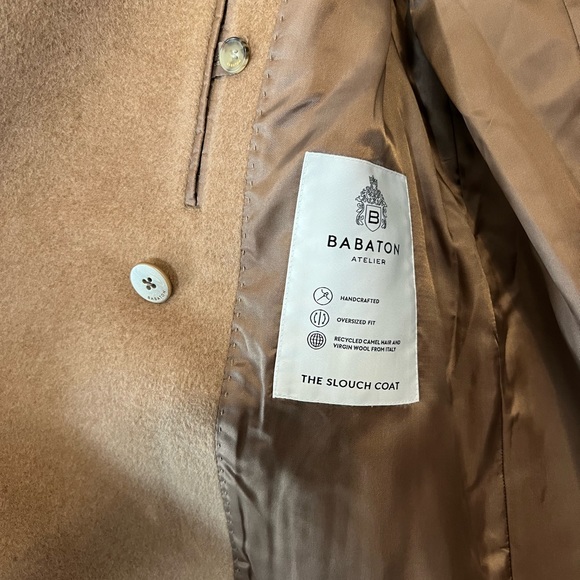 Babaton- The Slouch Coat in Cocoa Sand - Picture 6 of 13